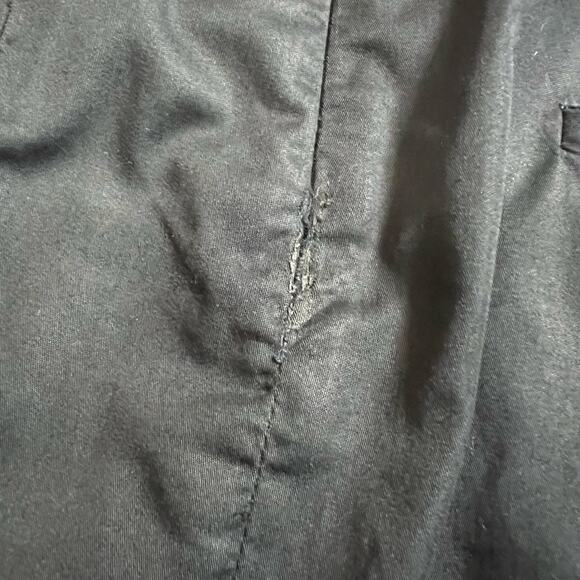 Helmut Lang Virgin Wool Skirt 6 Black Mini Straight Designer Work Versatile Chic - Picture 9 of 9